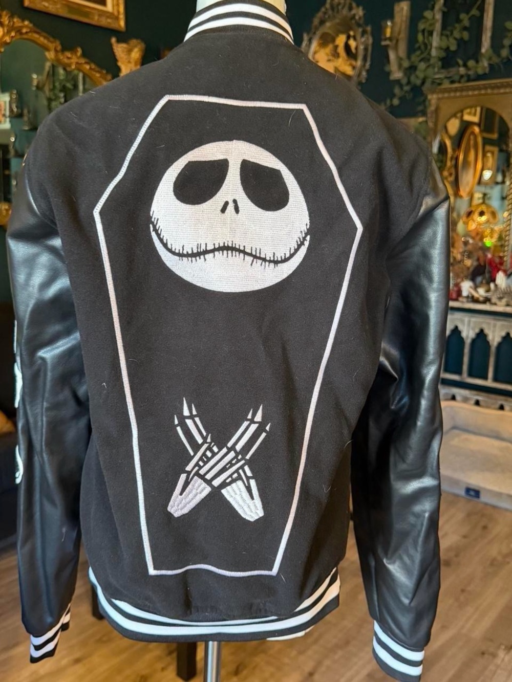 Our Universe The Nightmare Before Christmas Jack Varsity Jacket- XS